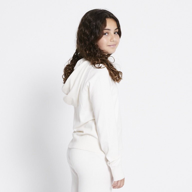 Knitted zip hoodie "Jennifer star"